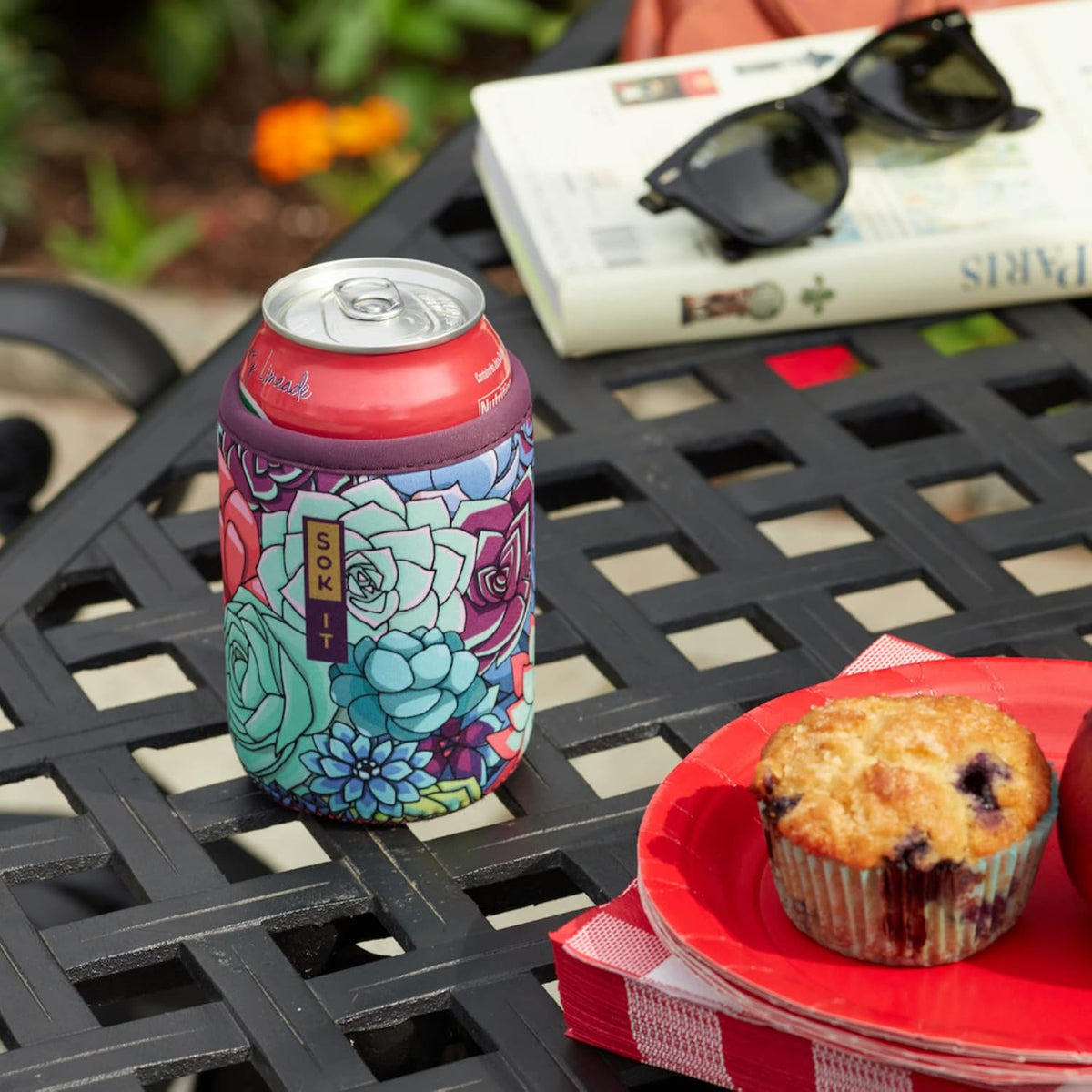 Sok It CanSok Sleeve for Beer & Soda Insulated Neoprene Cover (Spidey Sense, 12oz Can Sleeve)
