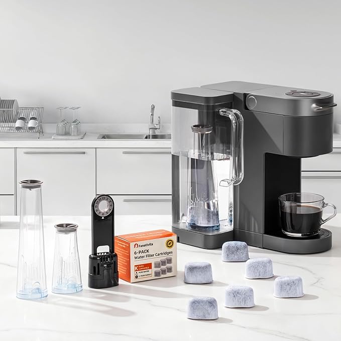 Keurig Starter Kit Replacement for K-Compact, K-Duo, K-Duo Gen 2, K-Duo Essentials, K-Latte, K200, K250 Brewers (Includes Short Water Filter Holder and 2 Replacement Water Filters)