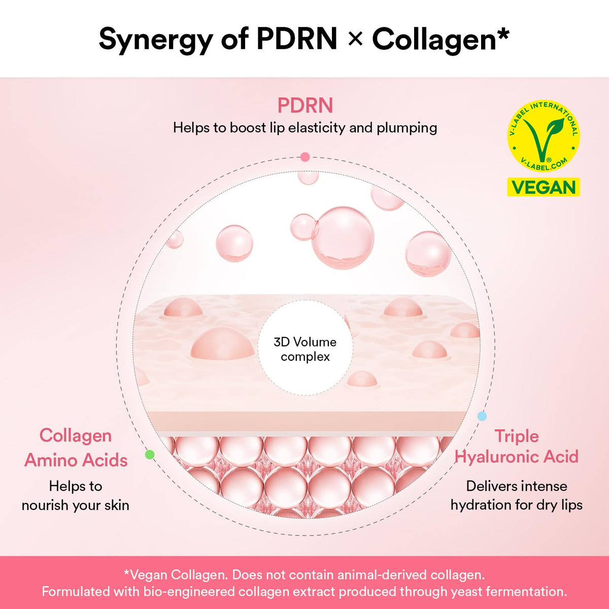 Abib PDRN Vegan Collagen Lip Mask Glazed Jelly 0.38 fl oz | Korean Lip Butter Balm Overnight Sleeping Mask Hydrating Care Moisturizer Treatment for Flakey, Dry Lips