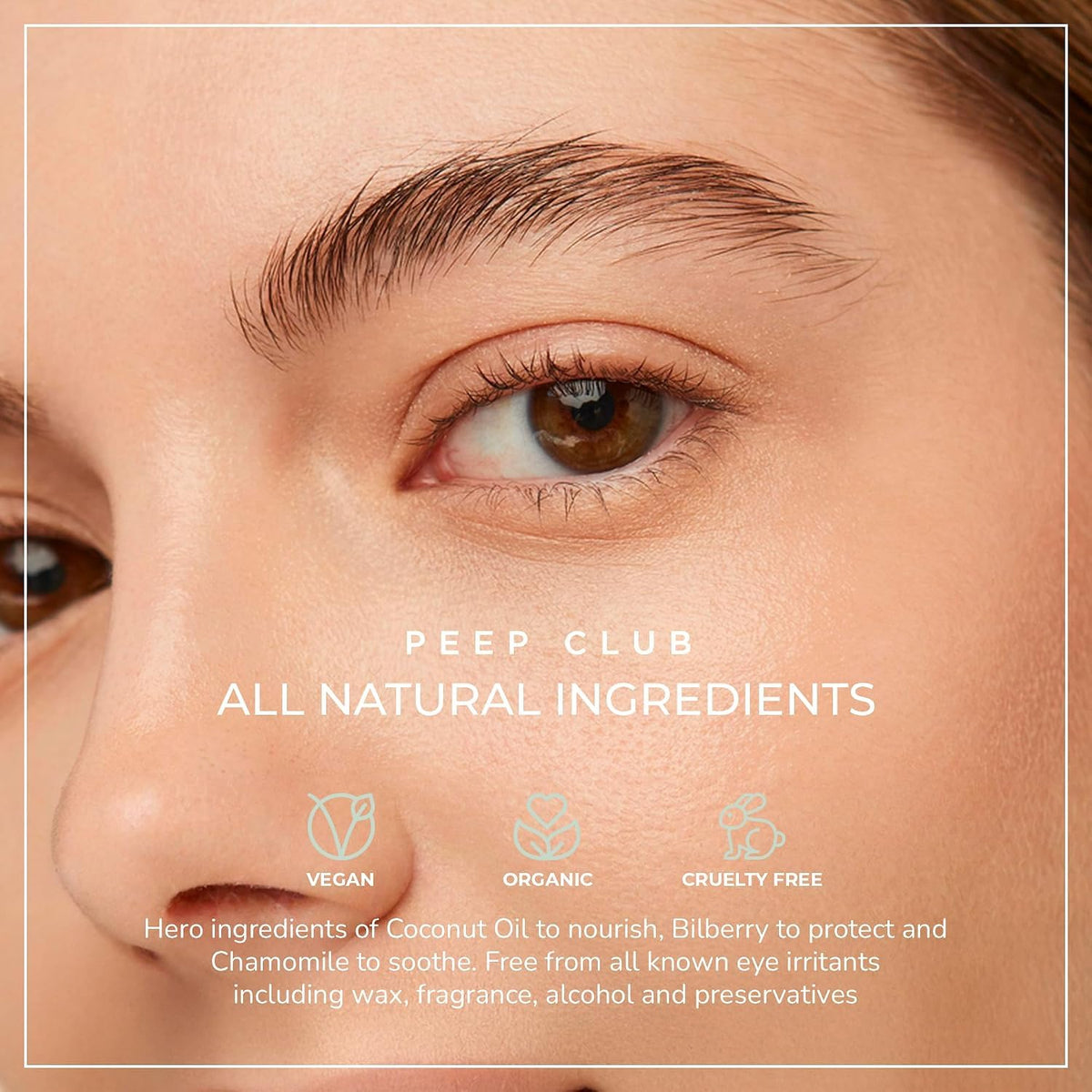Peep Club All Natural Eye Makeup Remover Wipes – Perfect for Sensitive Eyes, Optometrist Formulated, Tea Tree Oil Free, Cleansing, Nourishing, Coconut Oil, Chamomile, Bilberry