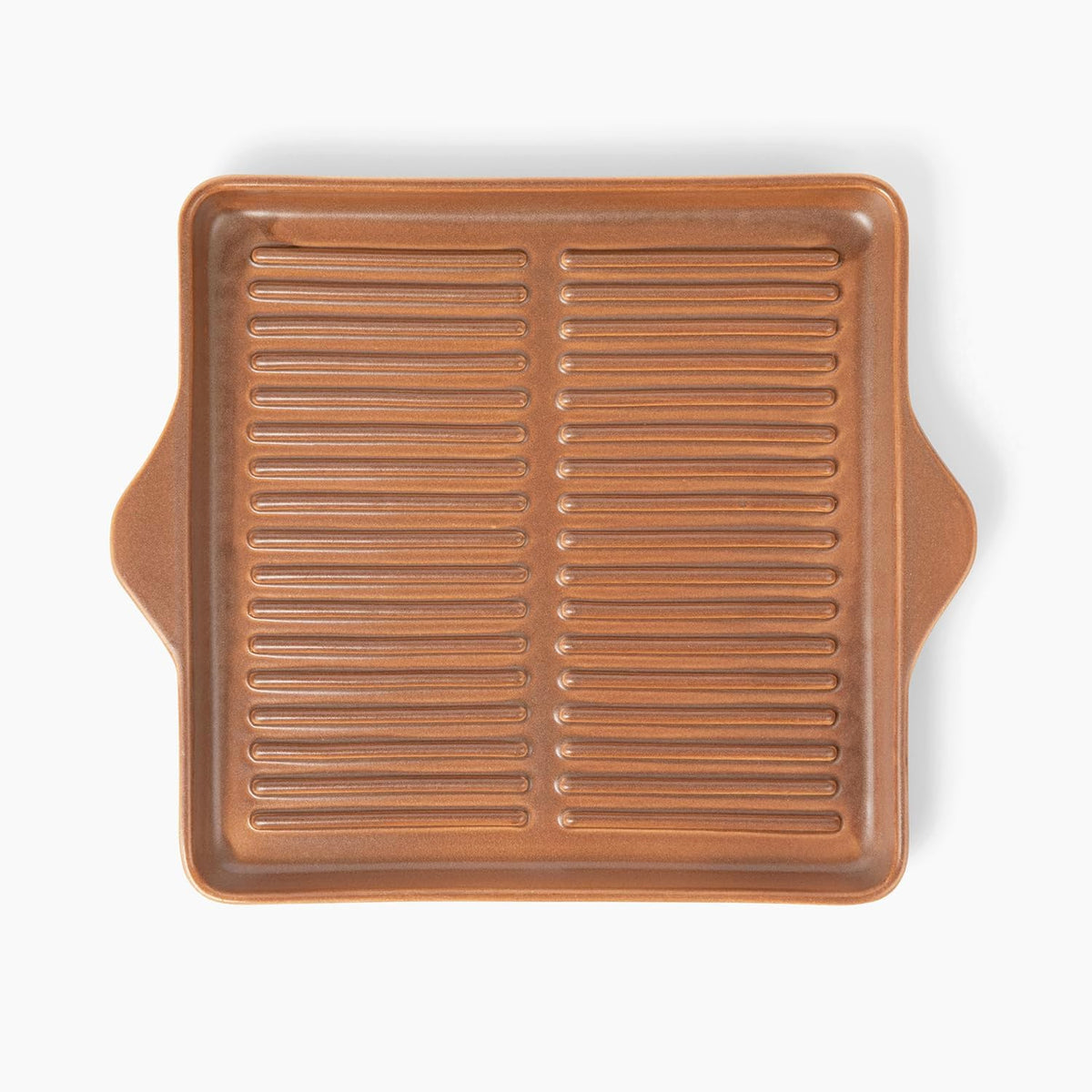 Larder & Vine Indoor/Outdoor Ceramic Stoneware Grill Pan Handmade in Italy