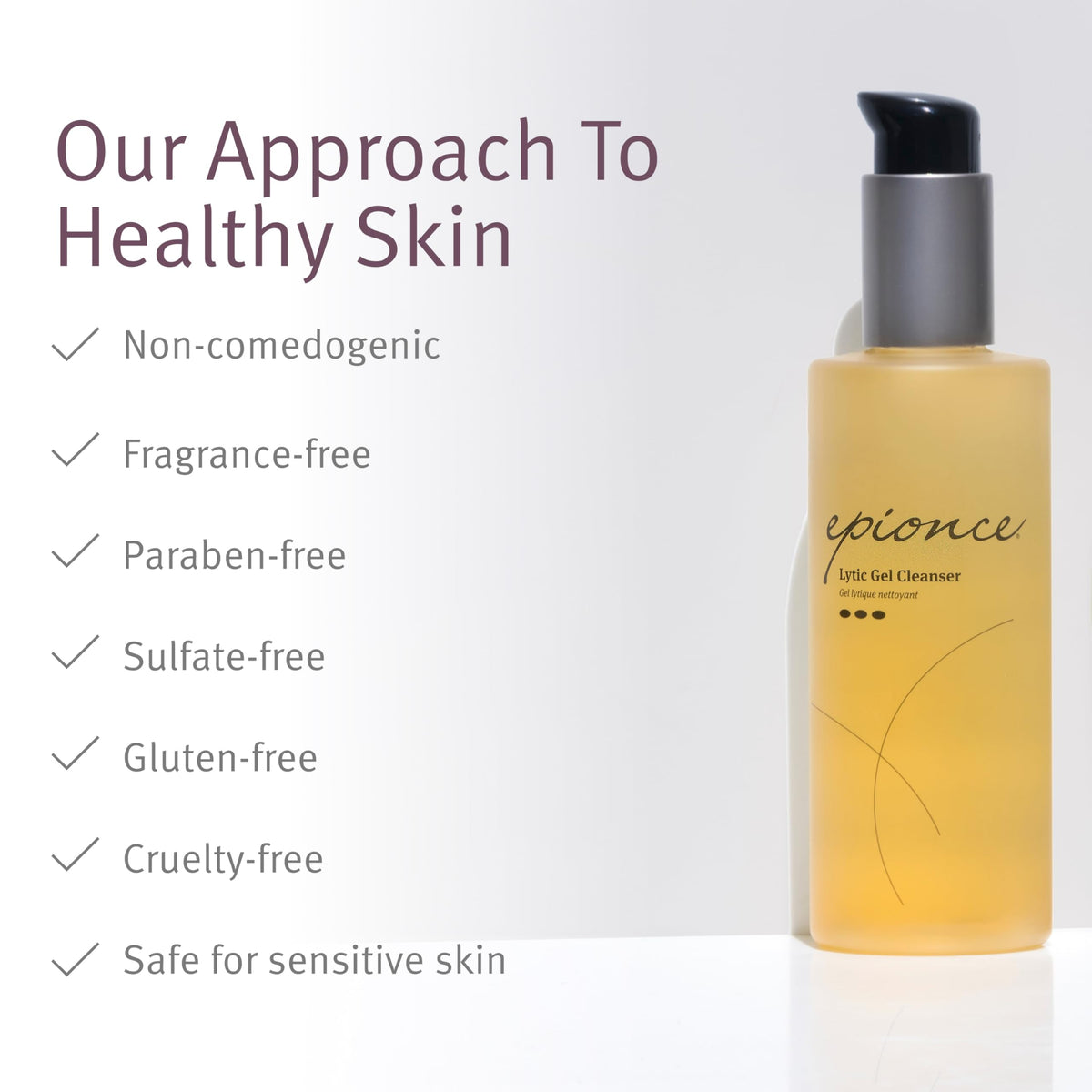 Epionce Lytic Gel Cleanser Gentle Foaming Face Wash Blemish Makeup Remover