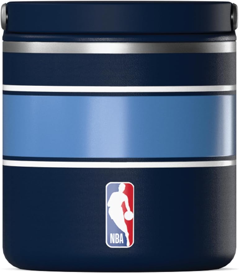Hydrapeak x NBA Officially Licensed Memphis Grizzlies 25oz Stainless Steel Vacuum Insulated Thermos Food Jar with Handle, Wide Mouth Leak-Proof Soup Thermos for Adults, 10 Hrs Hot & 16 Hrs Cold