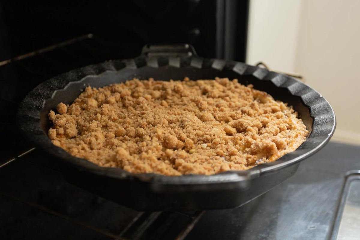 Outset Cast Iron Grill and Oven Pie Pan, 10 Inches