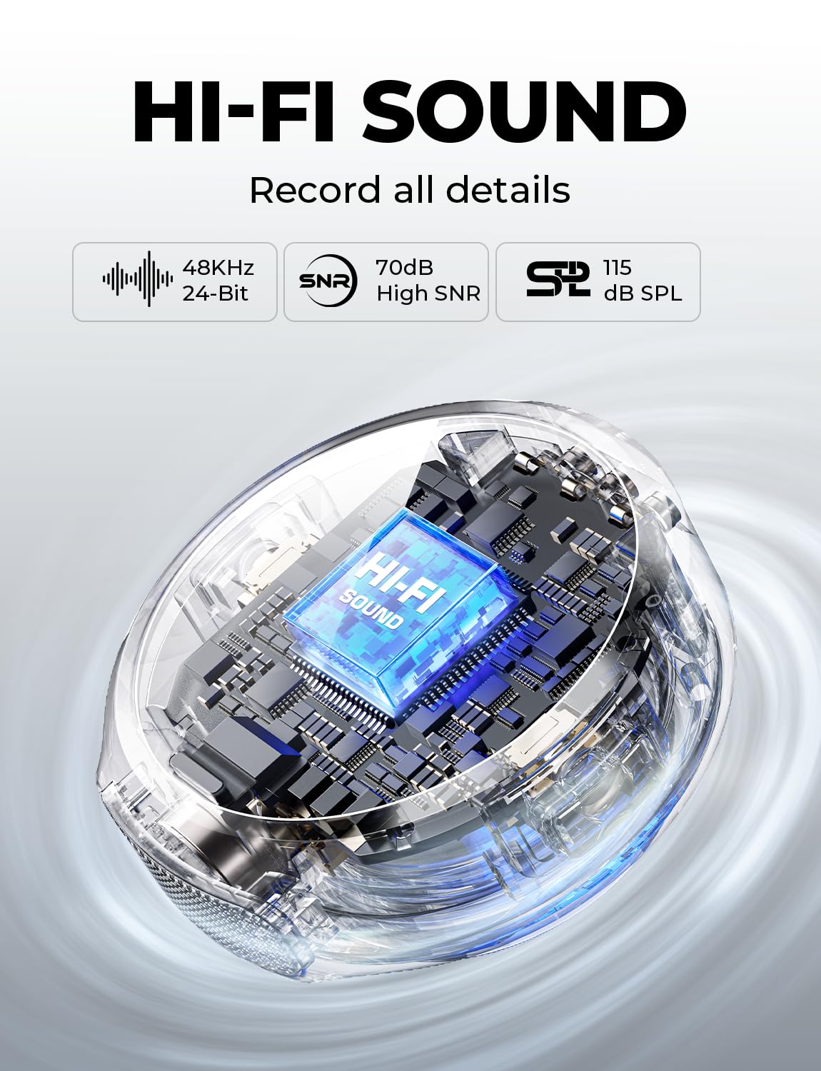 Hollyland Lark M2 Wireless Microphone for iPhone/Camera/Android/PC, 48kHz/24-bit High Fidelity Audio, 300m Range, Noise Cancelling, 40h Use, YouTube, Vlog, Streaming (Black, with Camera RX + USB-C RX)