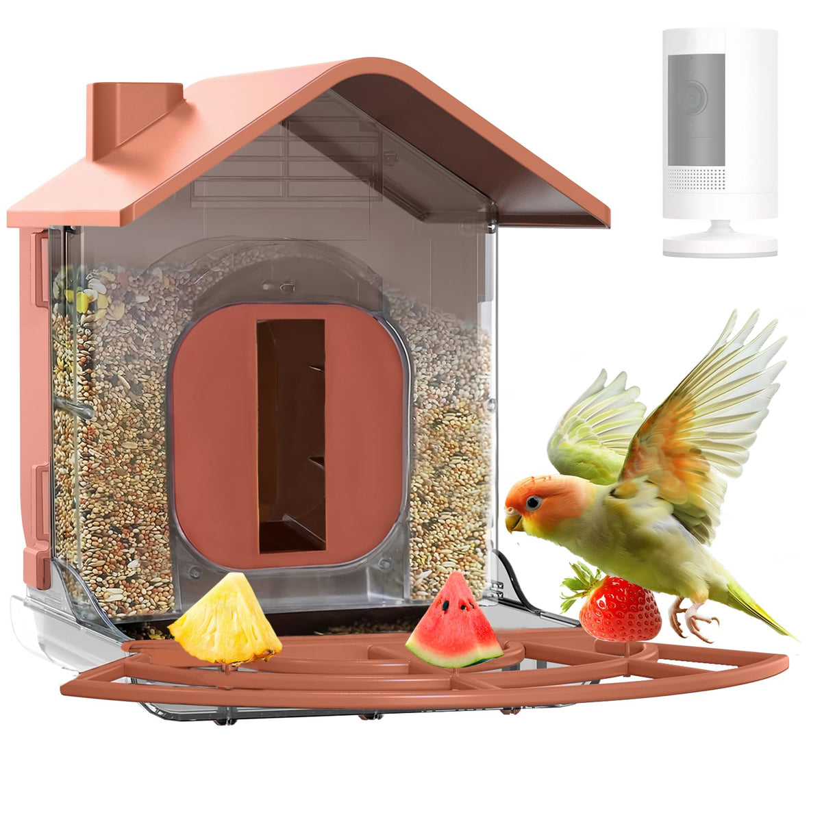 Zivif Smart Bird Feeder for Ring Stick Up Camera Case (Camera Not Included)