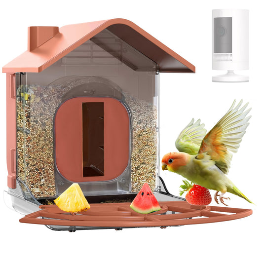 Zivif Smart Bird Feeder for Ring Stick Up Camera Case (Camera Not Included)