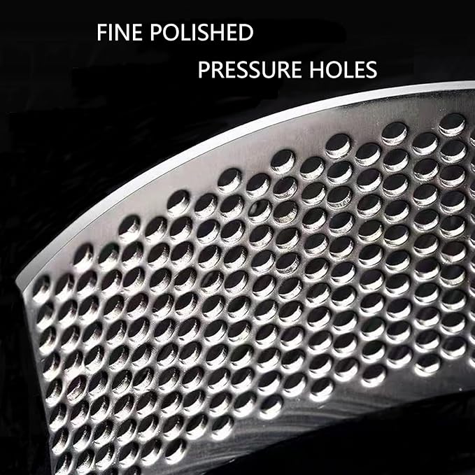 Garlic Press Rocker Stainless Steel New Innovative Garlic Mincer Crusher Chopper Smash Garli