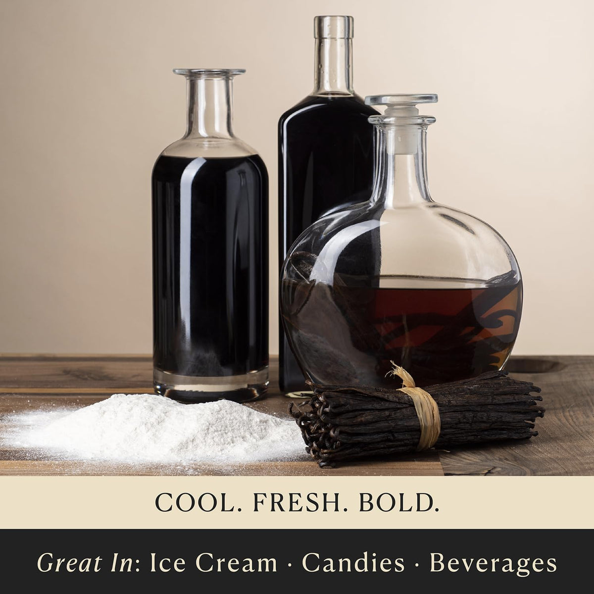 Cook's Pure Peppermint Extract,For Ice Creams, Candies, Icings, Cookies and Beverages, 128 oz (1 Gallon)