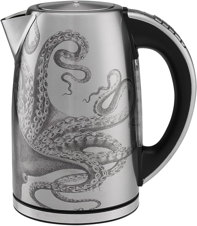 Cuisinart Caskata PerfecTemp 1.7-Liter Electric Kettle, Cordless Electric Tea Kettle, 1500W for Fast Heat-Up, 6 Preset Temperatures, 30-Minute Keep Warm, Stay Cool Nonslip Handle, CPK-17P1CK