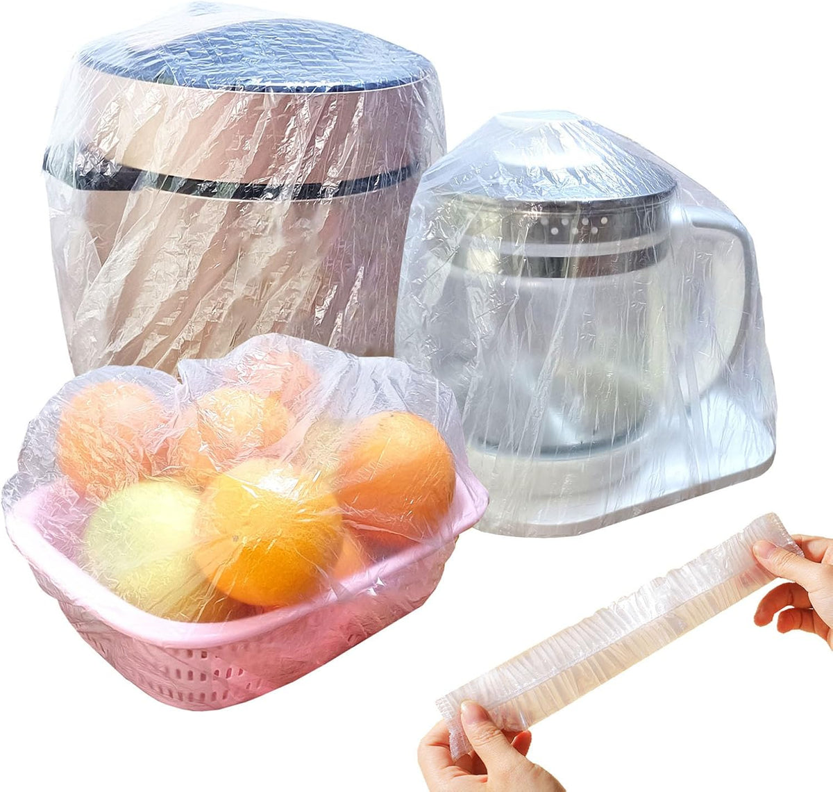 STAYWILD 30 PCS Kitchen Small Appliance Dust Covers,Disposable Thickened Plastic Cover for Air Fryer,Blender,Coffee Maker,Pressure Cooker & Slow Cooker