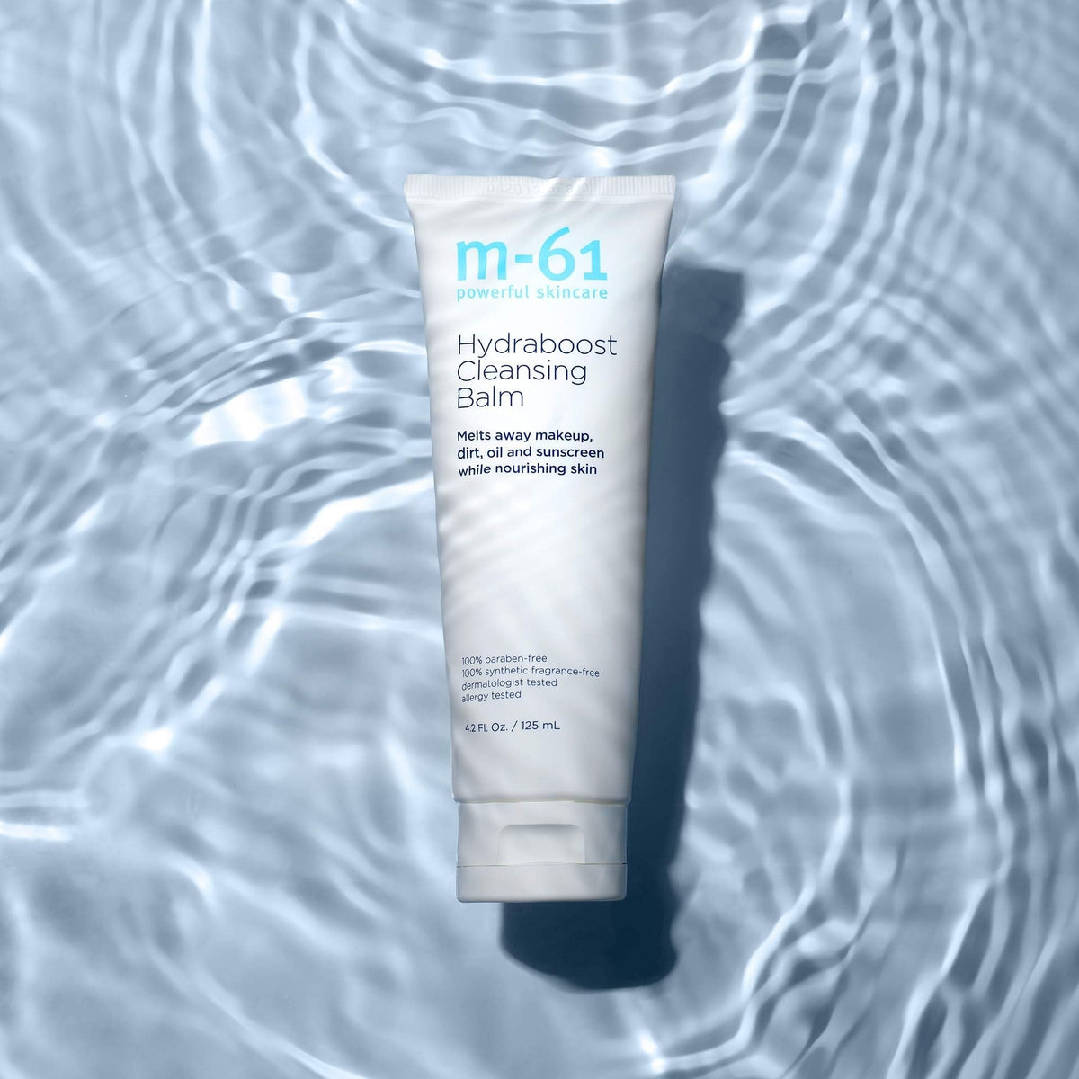 m-61 Hydraboost Cleansing Balm | Makeup Removing Cleanser Balm Melts Away Dirt, Oil, and Sunscreen | Fragrance Free | Derm & Allergy Tested | Made in USA | 4.2 Fl Oz