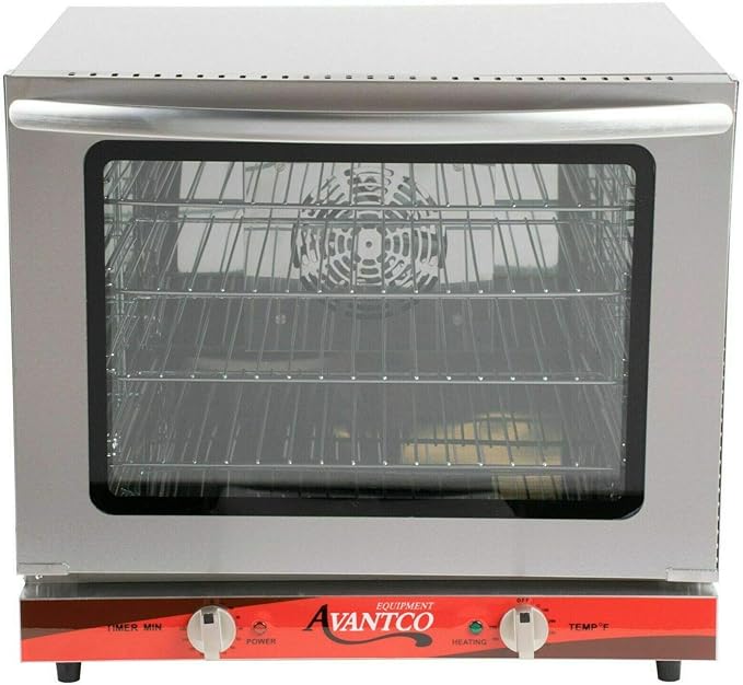 Avantco CO-28 Half Size Countertop Convection Oven, 2.3 Cu. Ft. - 208/240V, 2800W