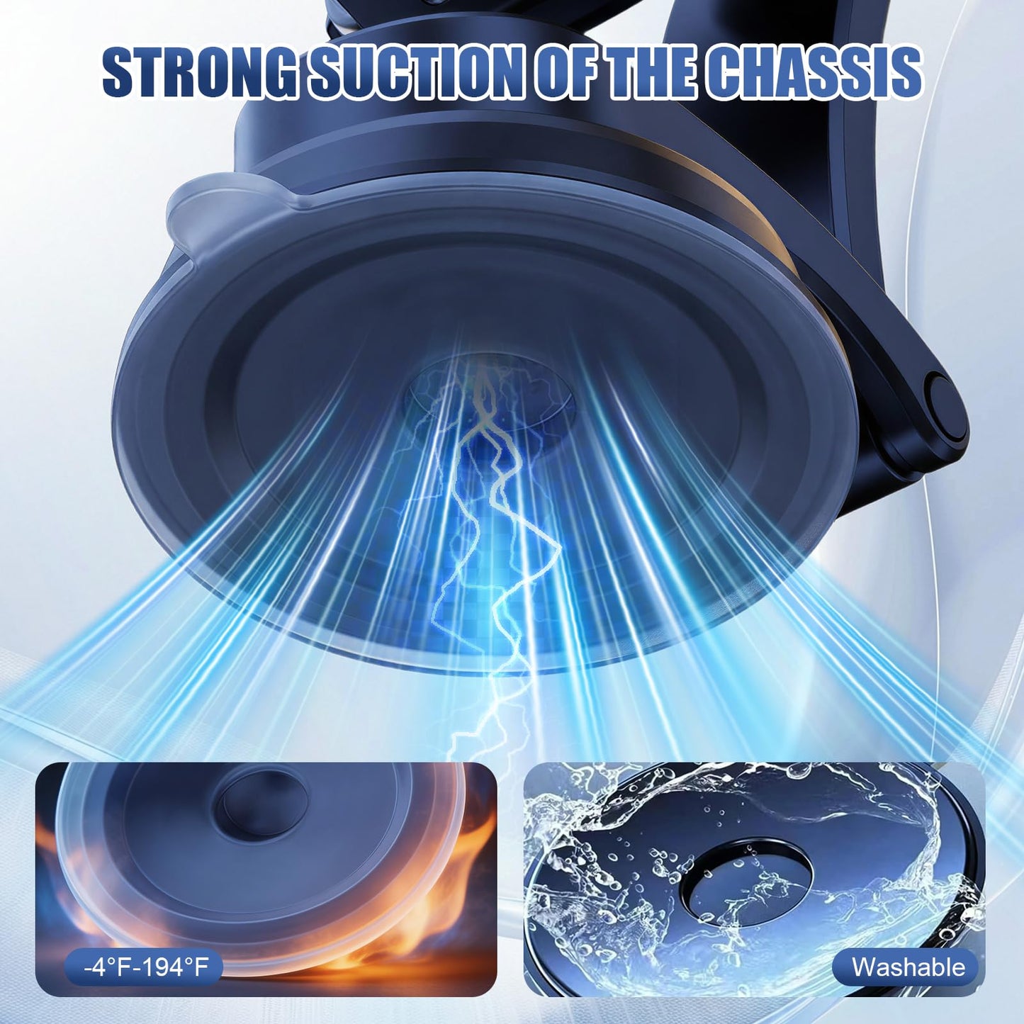 Seven Rivers Suction Cup Car Phone Mount for Dashboard and Windshield