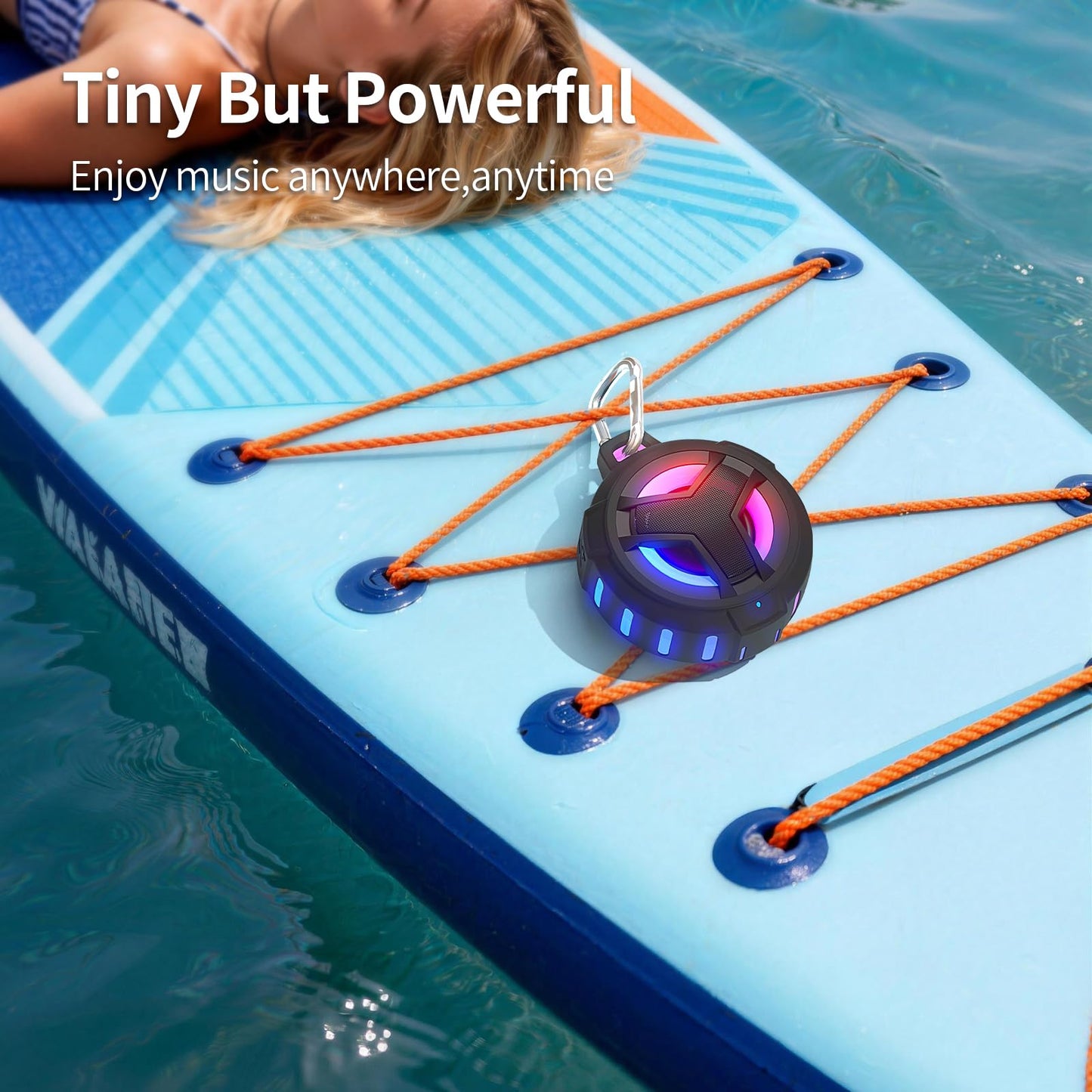 EBODA Bluetooth Shower Waterproof Speaker Portable Gifts for Kayak Teens