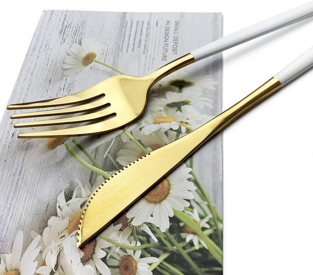 JASHII 30-Piece Stainless Steel Satin Finish Flatware Set, Mirror Polished Tableware Cutlery for Home and Restaurant, Dishwasher Safe