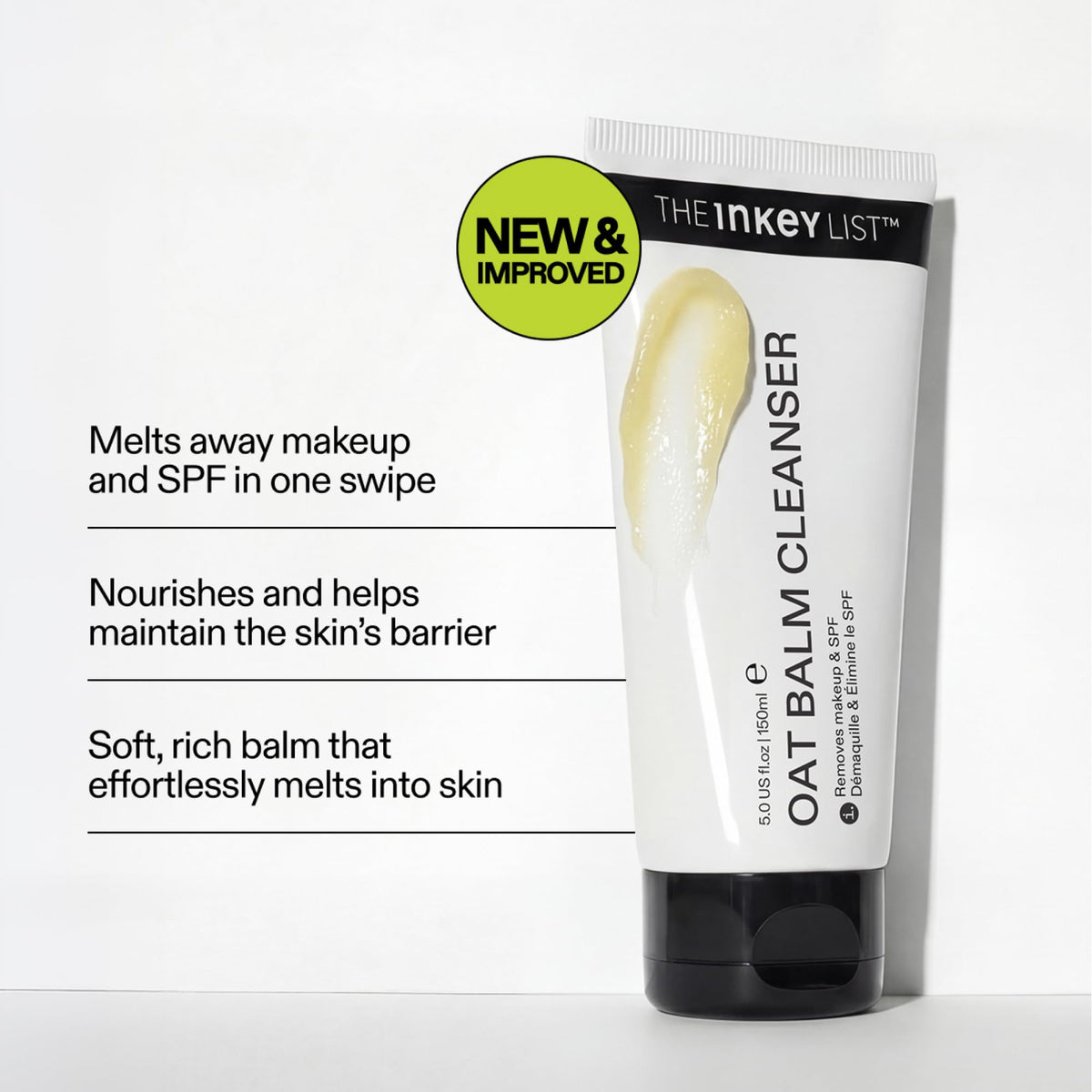 The INKEY List Oat Cleansing Balm 5 fl oz - New & Improved Formula