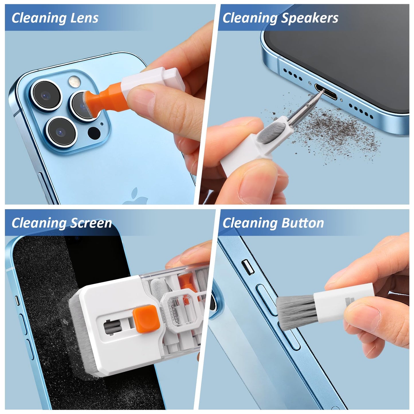Ordilend Keyboard Cleaner & Laptop Cleaning Kit, All-in-1 for Computer PC