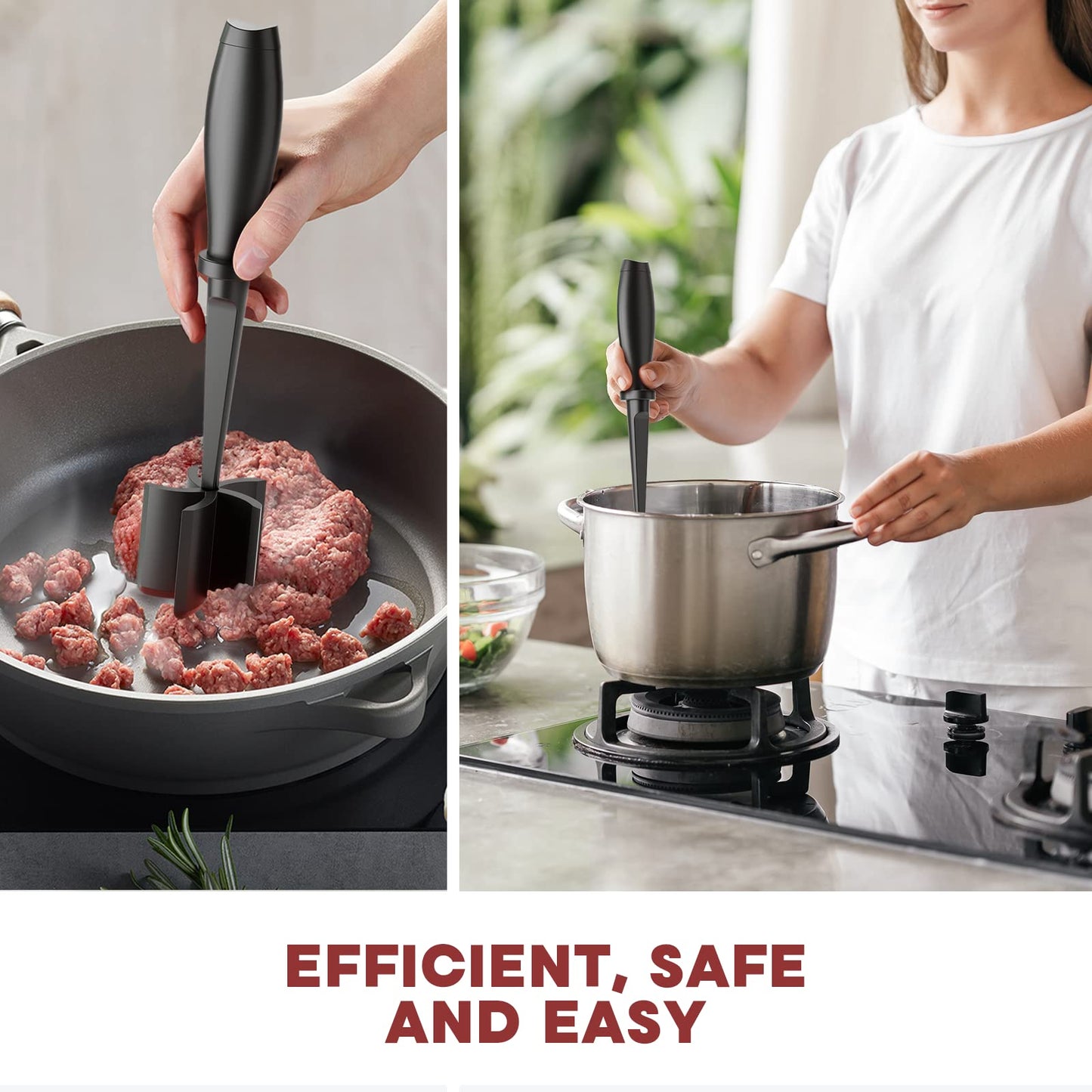 PGYARD Meat Chopper Hamburger Grinder, Kitchen Smasher for Ground Beef