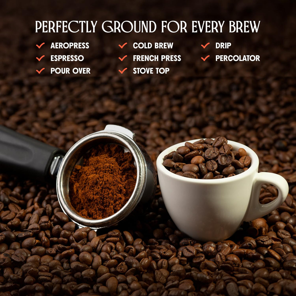 Vivo Arabica Whole Coffee Beans and Forza Whole Bean Coffee