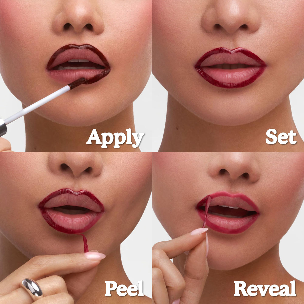 Sacheu Lip Liner STAY-N Peel Off Lip Stain, Longwear, MUAH-VE
