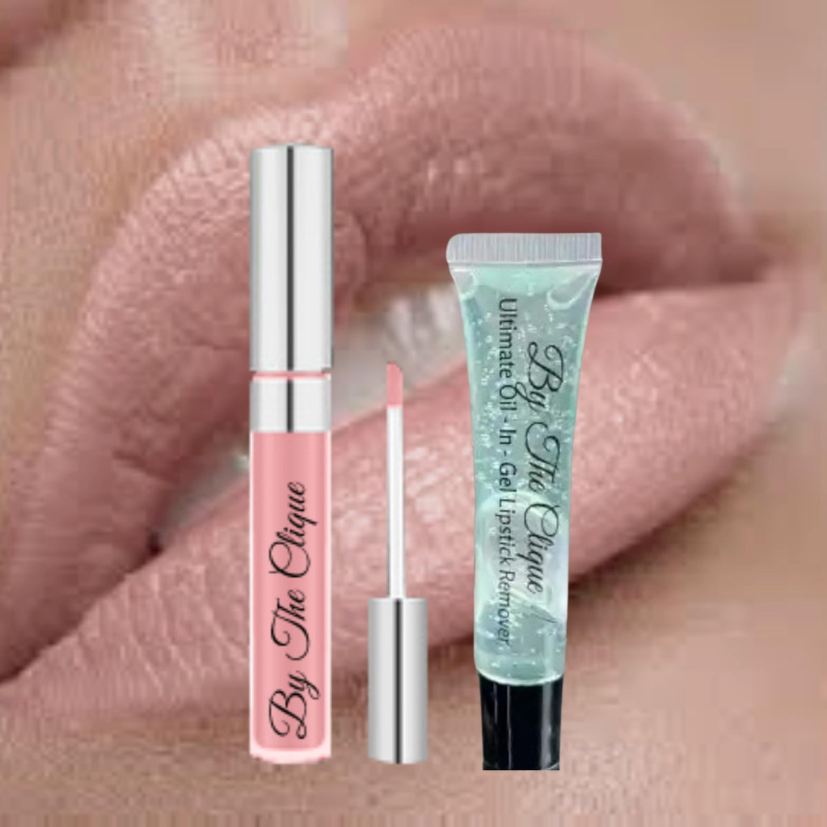 By The Clique Light Pale Pink Nude Matte Liquid Lipstick and Hydrating Remover Bundle | Everyday Play