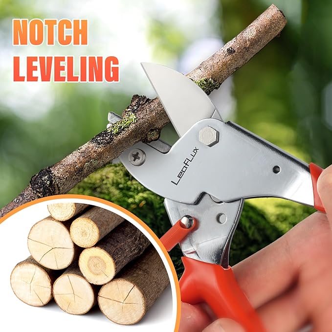 7" Professional Anvil pruner with SK-5 Blades, Best for Dry, Dead Stems & Branches, Plastic, Rubber.Gardening Clipper ，Cut-Multi-Purpose handheld shears for Industry & Crafts|LFXP1107