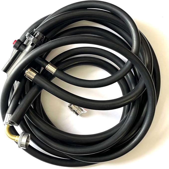 10FT GE Portable Dishwasher Fill & Drain Hose Assembly WD24X10066 w/Faucet Adapter