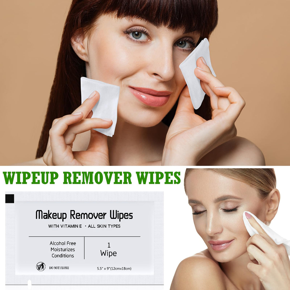 Swiffen 150 Pcs Makeup Remover Wipes Bulk Waterproof Makeup Wipes