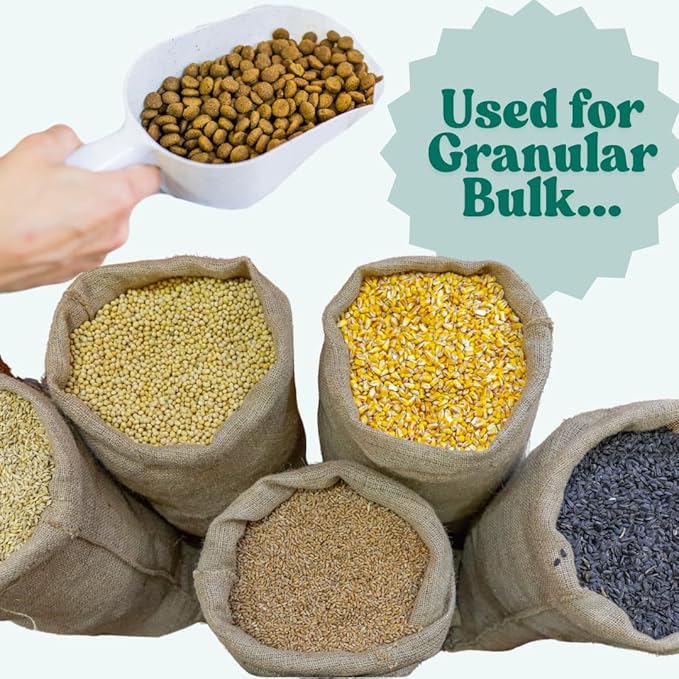 1/3 Cup (80 mL | 2.7 Oz.) Long Handle Scoop for Measuring Coffee, Pet Food, Grains, Protein, Spices and Other Dry Goods (Pack of 1)
