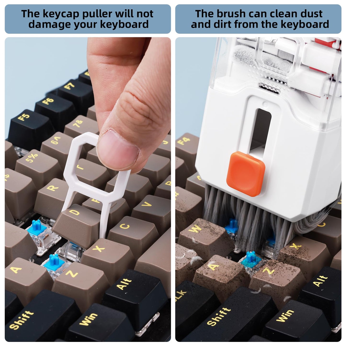 Ordilend Keyboard Cleaner & Laptop Cleaning Kit, All-in-1 for Computer PC