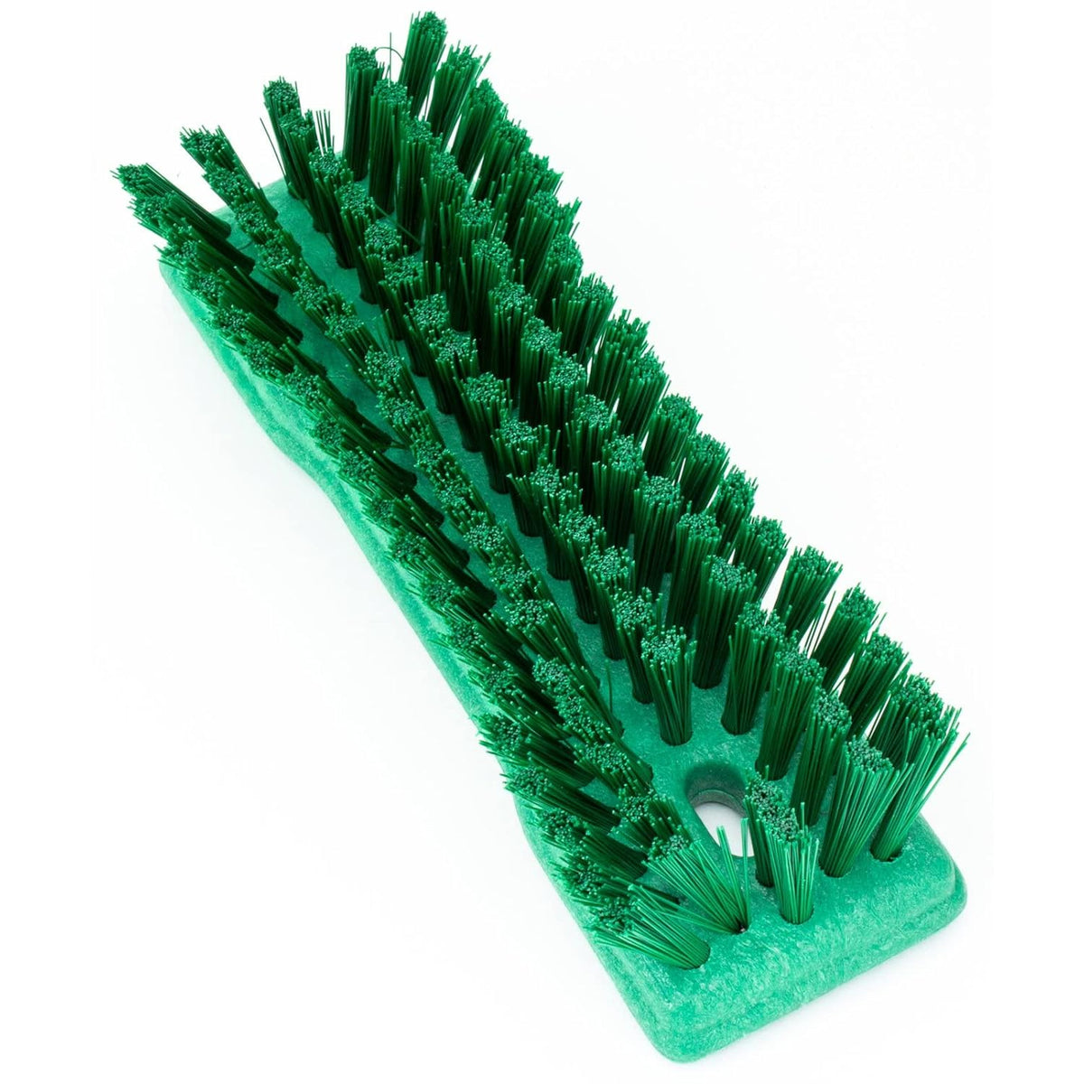 SPARTA 42024EC09 Comfort Grip Plastic Scrub Brush, Hand Brush For Cleaning, 2 Inches, Green, (Pack of 6)