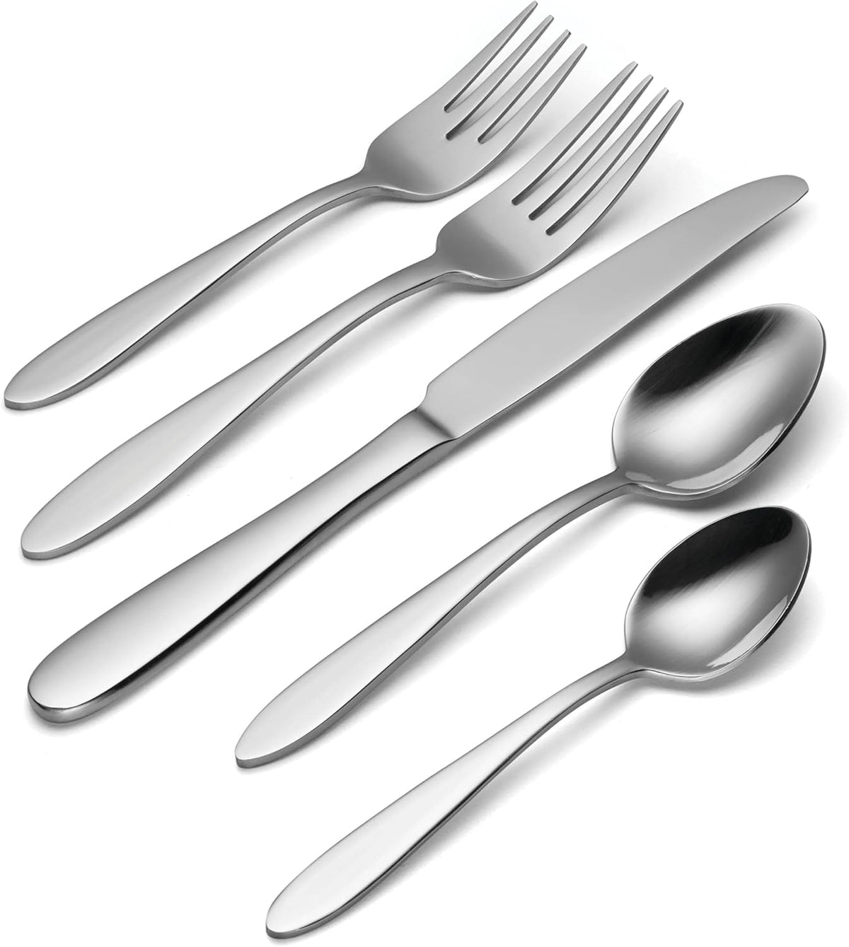 Oneida Mooncrest 20-Piece Flatware Set, Service for 4, Silver