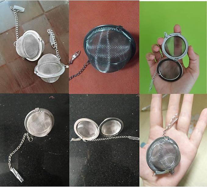 3PCS Premium Tea Infusers, Loose Leaf Tea, Upgraded Tea Strainers and Tea Balls for Flavoring Herbal Spices and Seasonings