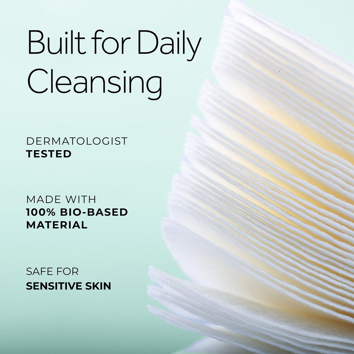 POND’S Disposable Face Towel 2-Pack (50 Per Box) – Ultra Soft Biobased Dry Face Towels – Clean & Hygienic Makeup Remover Wipes, Facial Cleansing, Exfoliating, Gentle on Sensitive Skin