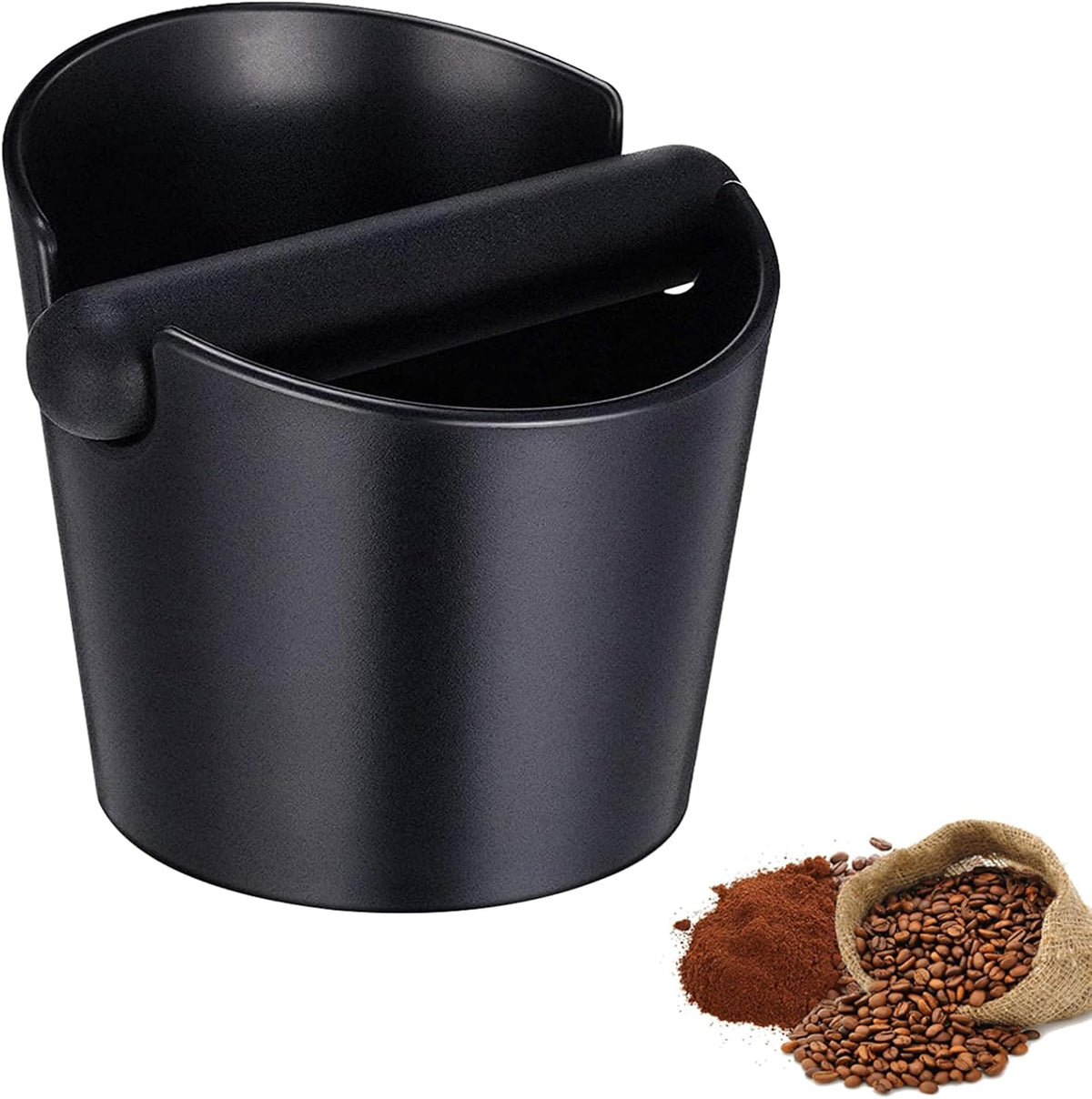 Coffee Knock Box,Espresso Knock Box Reliable Barista Tools,Espresso Dumpster with Removable Knock Lever and Non-Slip Base,for Barista Bar Shop Worktop