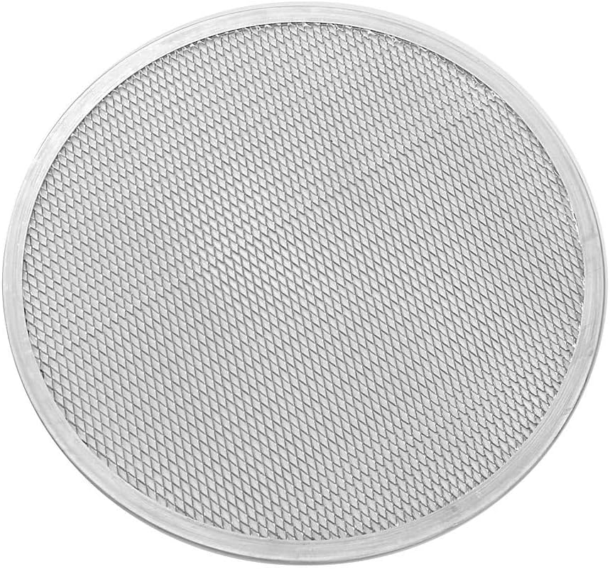 9-inch Aluminum Pizza Screen | Commercial Grade Pizza/Baking Screen for Oven | Pizza Baking Tray for Home And Restaurant | Round, Aluminum, 9-inch [1PK]