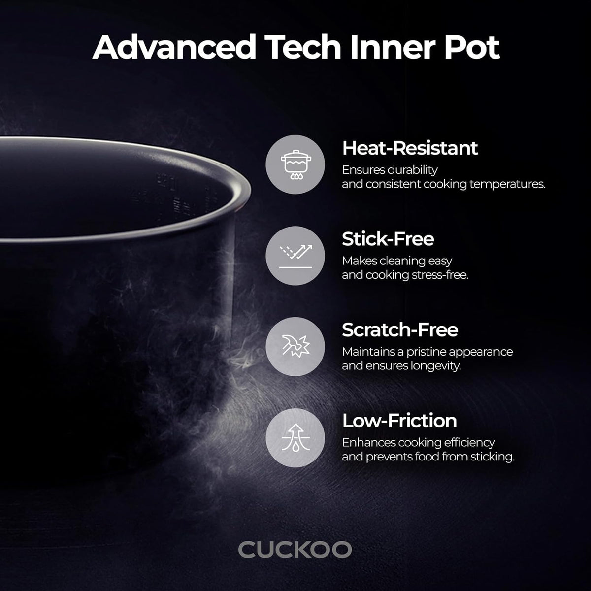 CUCKOO CR-3055 30-Cup (Uncooked) / 60-Cup (Cooked) Large Capacity Commercial Rice Cooker & Warmer with Nonstick Inner Pot, Switch Press (Silver/Black)