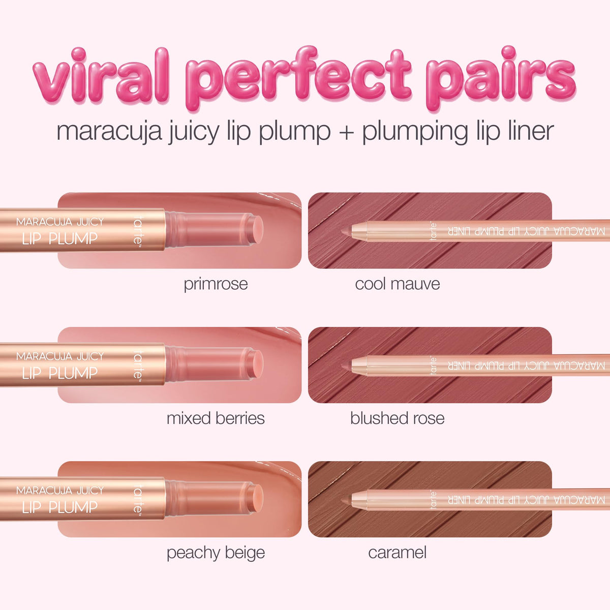 tarte maracuja juicy lip plump – Hydrating & Volumizing Lip Plumper Gloss Balm with Nourishing Hyaluronic Acid, Plumps & Moisturizes, Vegan & Cruelty-Free, full size, cherry blossom