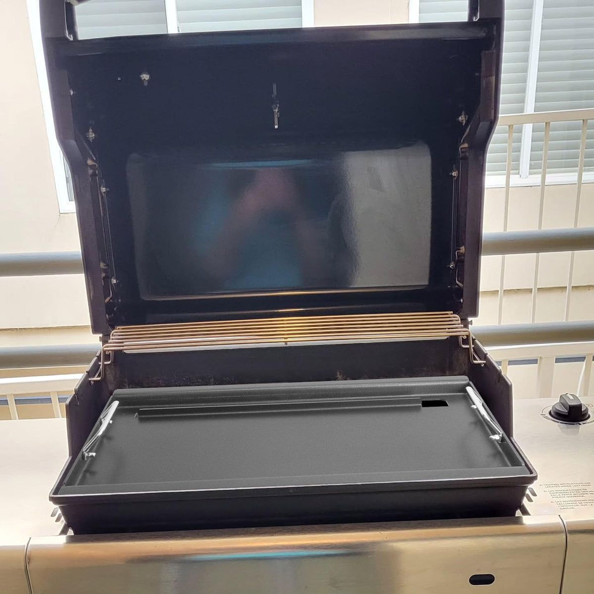 Full Size Griddle for Weber Old Spirit 200 Series Grills, Flat Top Griddle for Spirit E/S 200 & 210 Side Control Panel, Spirit 500, Genesis Silver A Gas Grills, Replace for 7521 7522 7523 65904 65905