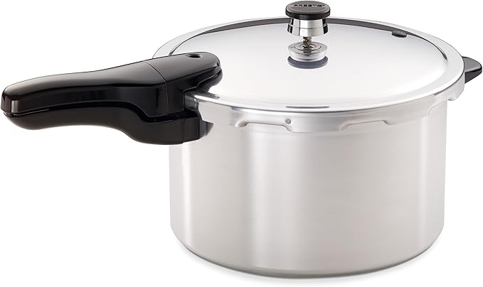 Presto 01282 8-Quart Aluminum Pressure Cooker & 01282 8-Quart Aluminum Pressure Cooker