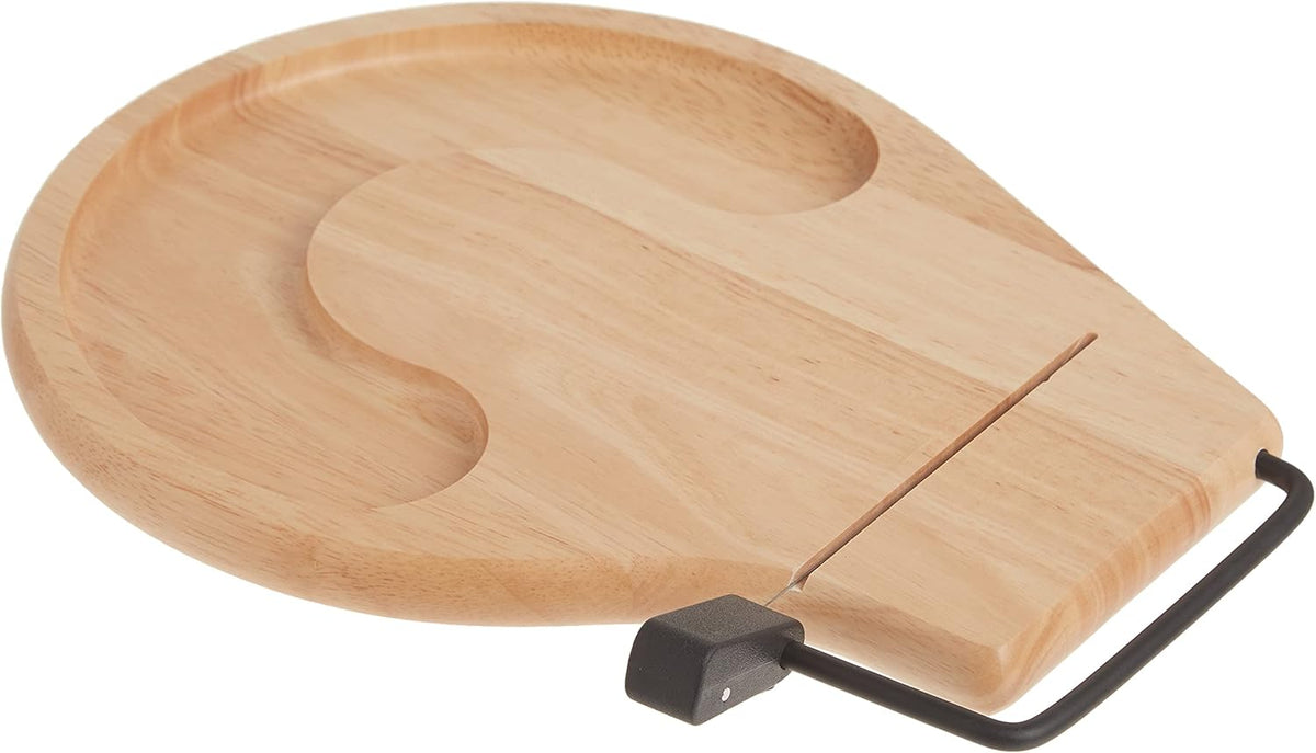 Prodyne Cheese Slicer/Tray with Cracker Well