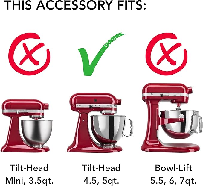 KitchenAid 5 Quart Ceramic Bowl for all 4.5-5 Quart Tilt-Head Stand Mixers KSM2CB5PFC, Fired Clay