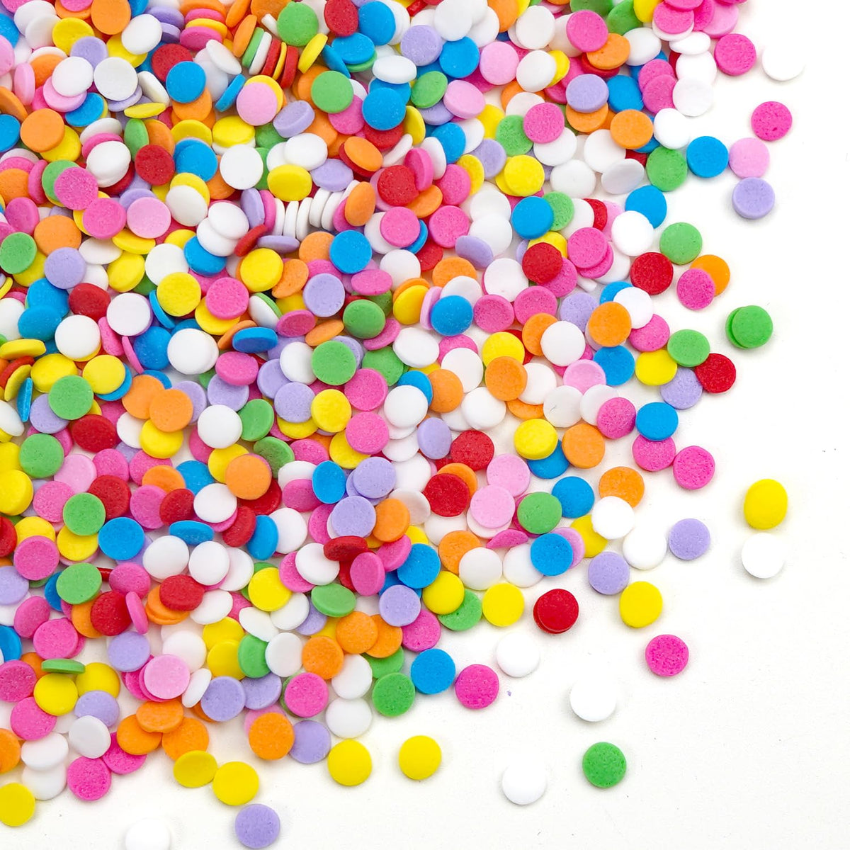 Rainbow Round Sprinkles, Birthday Confetti Edible Cake Decorations, Round Sprinkles For Cupcake, Cake Decorating, Ice Cream, Cookie, 150g/5.29oz