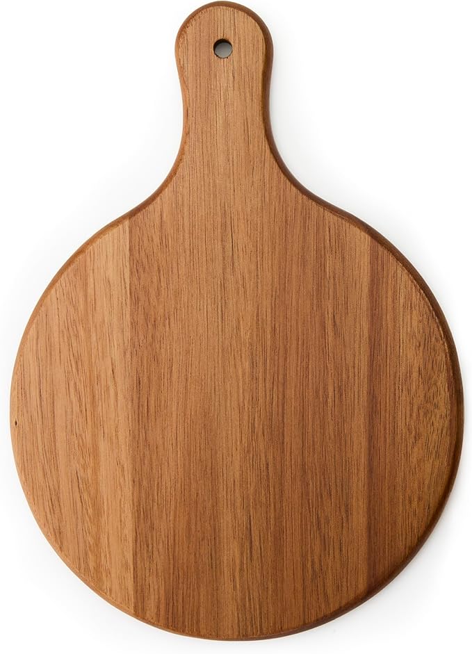 Hammer + Axe Premium Serving Bundle - Rotating Bamboo Charcuterie Serving Tray with Food Labels & 3 Cheese Tools| Acacia Wood Cheese Board with Knife & Fork| Dinner Party & Housewarming Gift Set