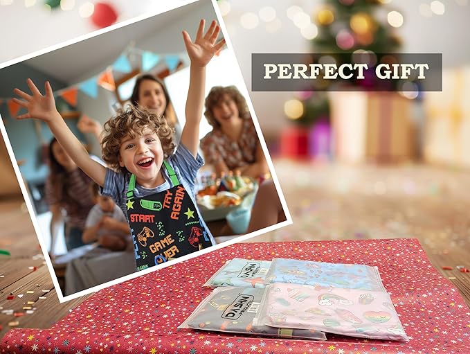 Kids Apron - cooking, gardening, artist, painting, cleaning, baking, pottery, chef, kitchen - gift boys, girls