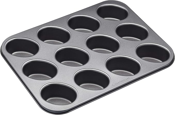 MasterClass 12-Hole Non-Stick Friand Tin, 35.5 x 26.5 cm
