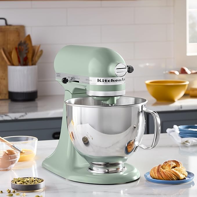 KitchenAid Artisan Series 5 Quart Tilt-Head Stand Mixer, KSM150PS, Cardamom