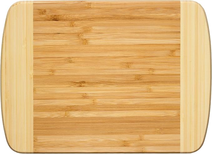 Totally Bamboo Hana Cutting Board – 10" x 7" Small Bamboo Prep Board | Lightweight, Durable & Gentle on Knives | Stylish Compact Cutting Surface for Chopping Fruit, Veggies & Garnishes