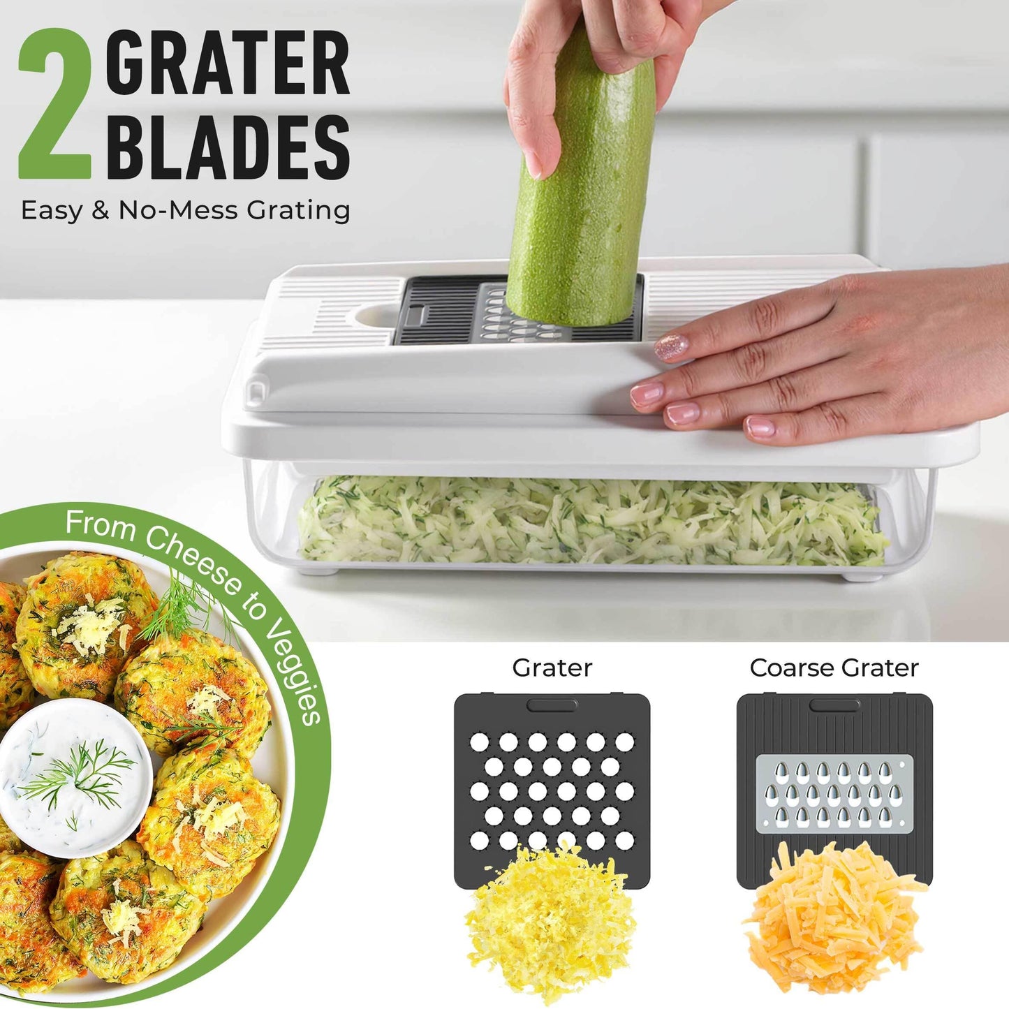 Mueller Vegetable Chopper Mandoline Slicer, Food Veggie Chopper